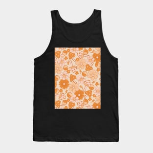 Groovy Mushrooms and Daisies Tank Top